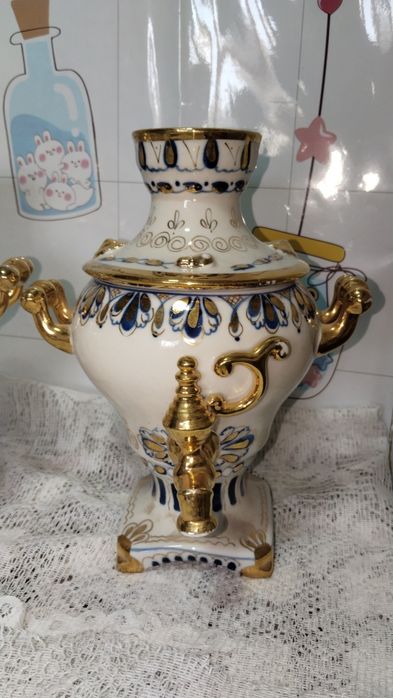 Самоварчики Гжель без чайничков