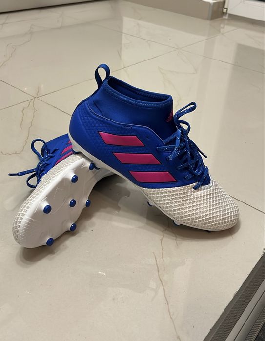 Ghete Fotbal Adidas Ace 17.3 Primemesh FG Blue Blast edition noi gazon