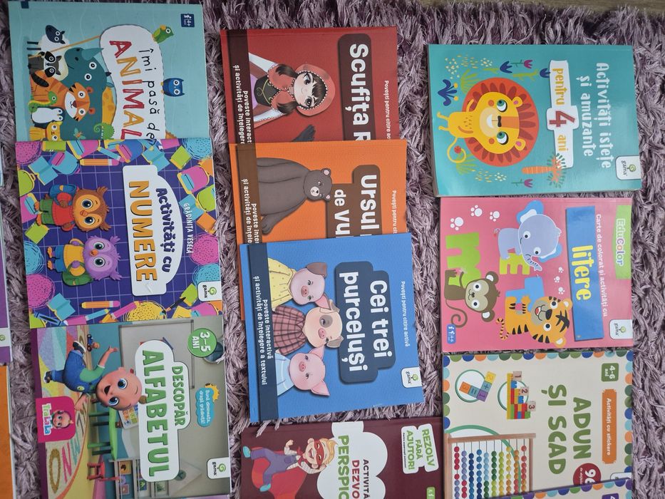 2 la alegere 25lei Carti de activitati.  4-6 ani. Noi