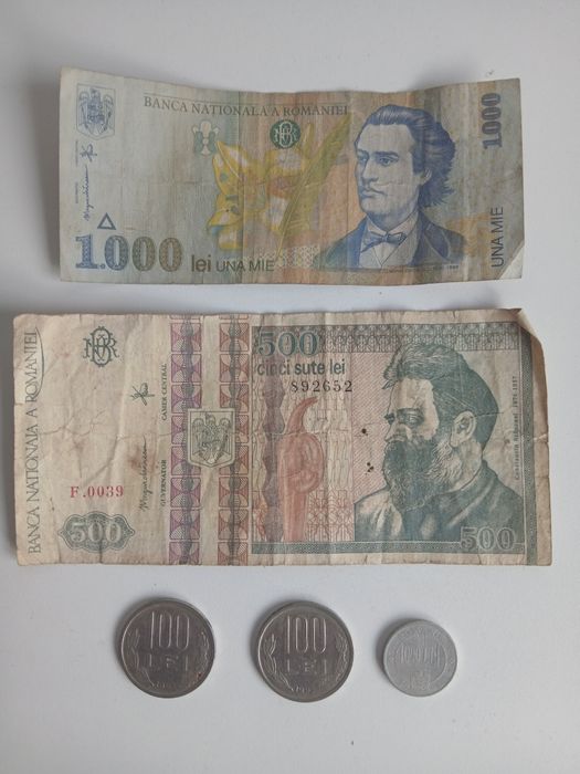 Bacnote, monede vechi