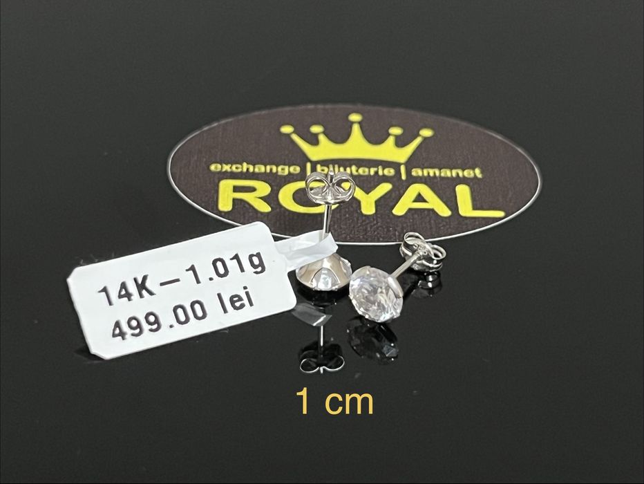 Bijuteria Royal CB : Cercei aur 14K 1,01 grame