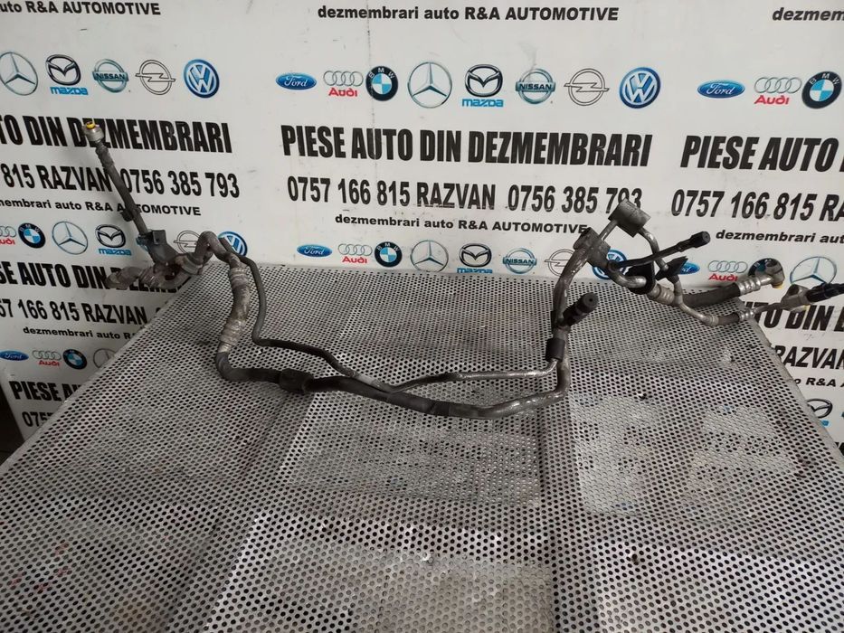 Set Conducte Clima Ac Aer Conditionat Audi Q7 4L 3.0 Tdi Motor BUG - Dezmembrari Arad