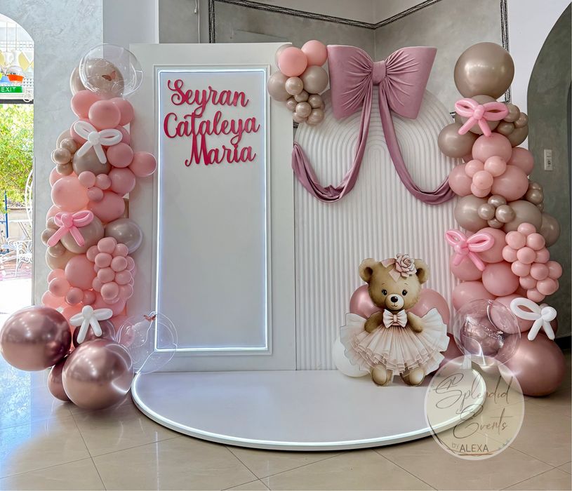 Decor Baloane si  aranjament cristelnita  Pitesti !