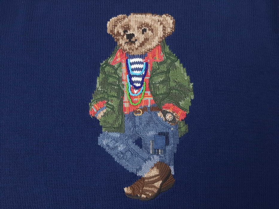 Polo Ralph Lauren Bear - Оригинален мъжки пуловер размер XL