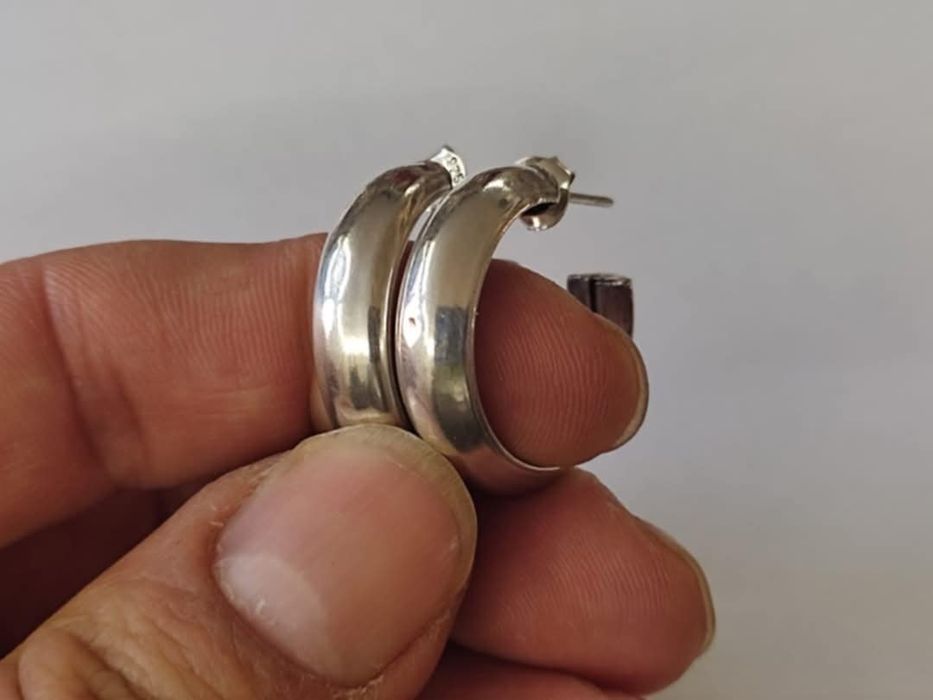 Сребърни обеци 925