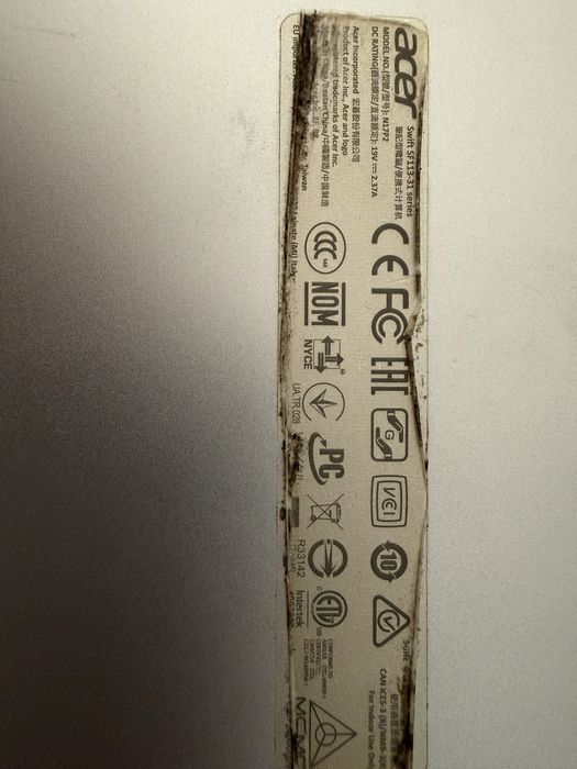 Асеr нэтбук рабочи