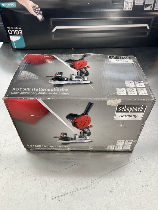 Машина за заточване на вериги KS1500 Scheppach