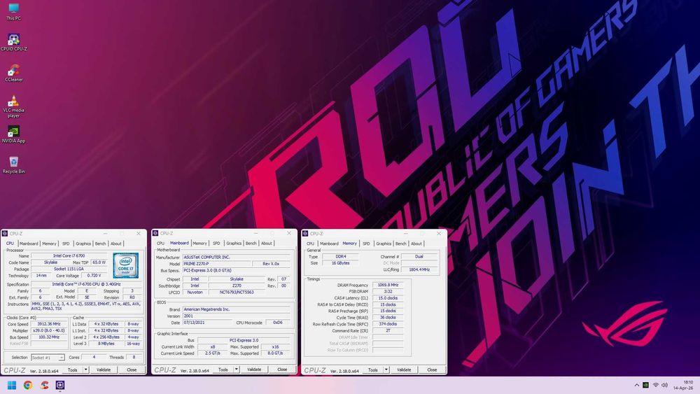 KIT 1151 Placa Asus Z270-P Prime+i7-6700+Racire Lichid cu RGB la 500lei