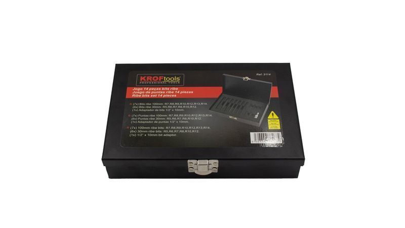 Комплект ударни ребра 14 части kroftools
