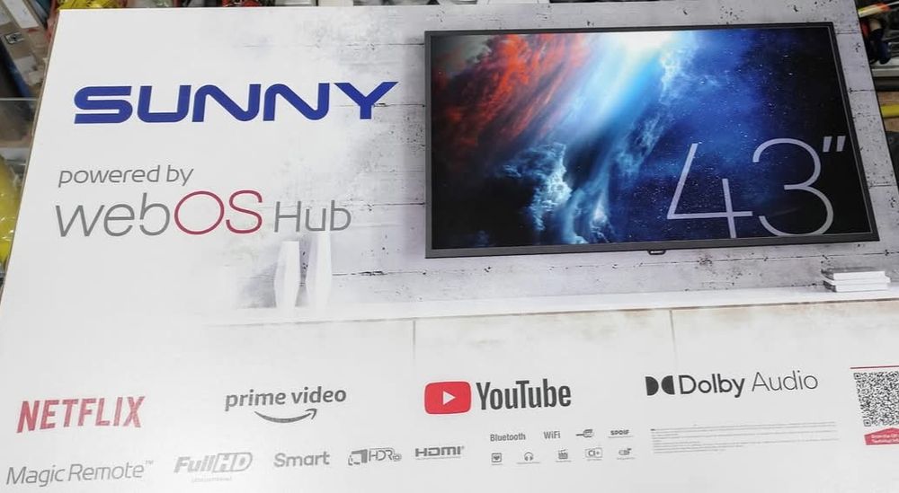 Телевизор Sunny 43 инча(пожелание стойка)