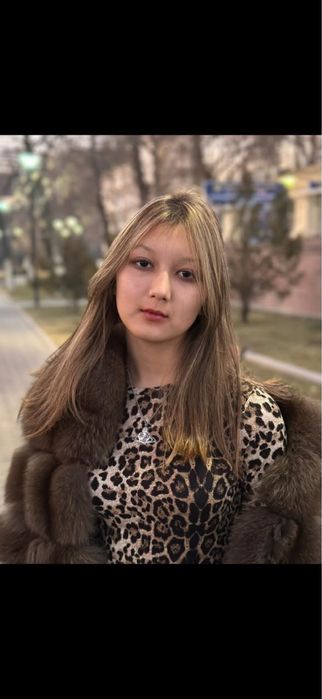 Шуба из песца. Натуральный мех.