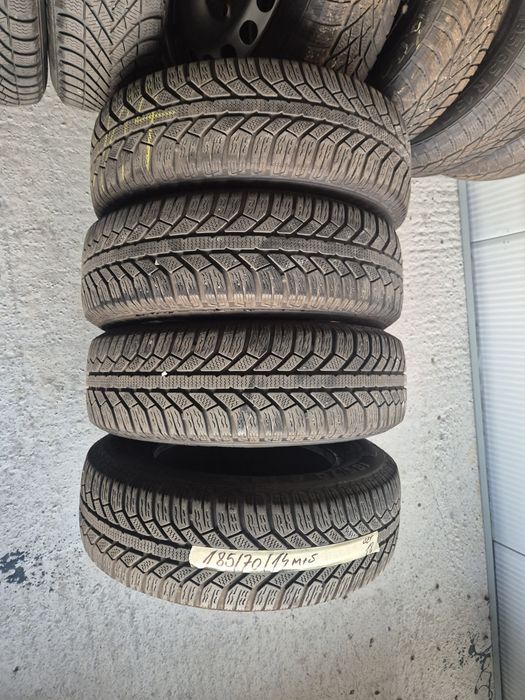 Vând cauciucuri 185/70/14 M+S set complet imp Germania