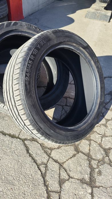 Летни гуми 245/45/18 2бр Semperit и 2бр.Uniroyal 23г и 22г