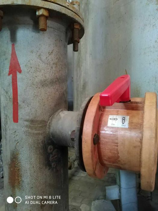 КРАН шаровый химстойкий Ду25-40 Сертификат, Гарантия