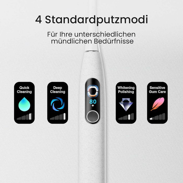 Електрическа четка за зъби Oclean X Elite 10 –Смарт със сензорен екран