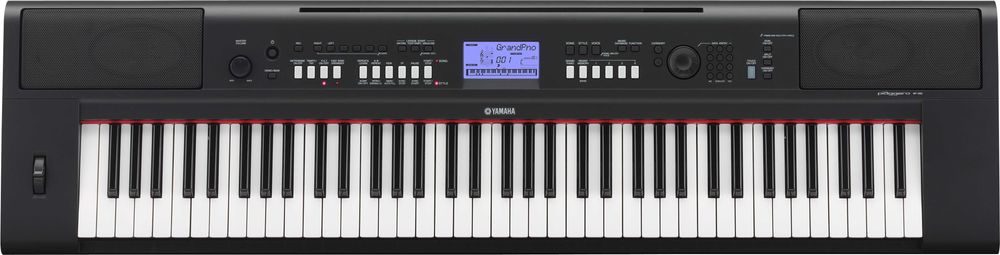 Pian Digital Yamaha Piaggero NP-V60, 76 Clape, 489 Sunete, 160 Stiluri, Black | Garantie 12 Luni | UsedProducts.ro