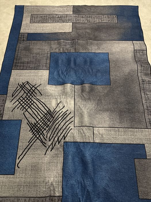 Covor modern nou 160x230 cm – Bleumarin/Gri – Antiderapant