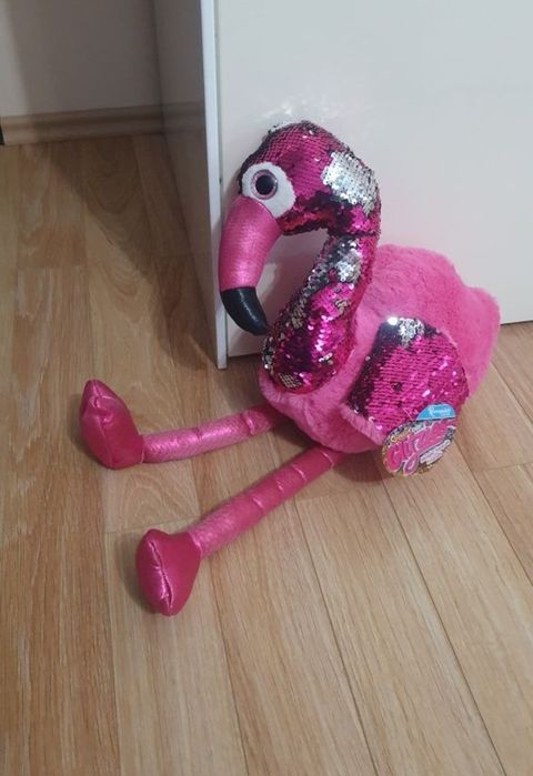 Flamingo de pluș, 60 cm Nou