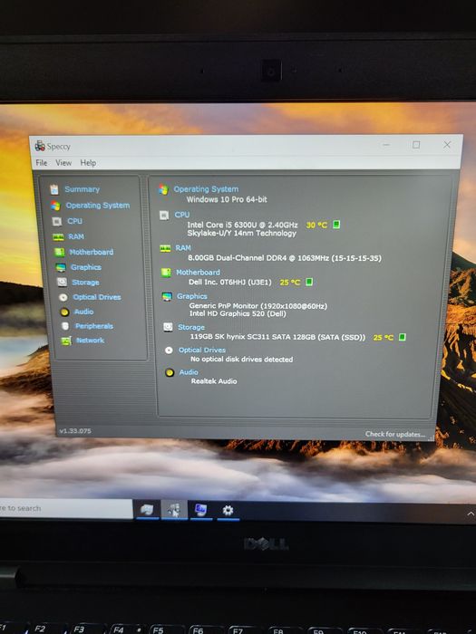 Laptop Dell Latitude E7470,  FullHD,  8 GB,  ssd M2  128 GB,  14"