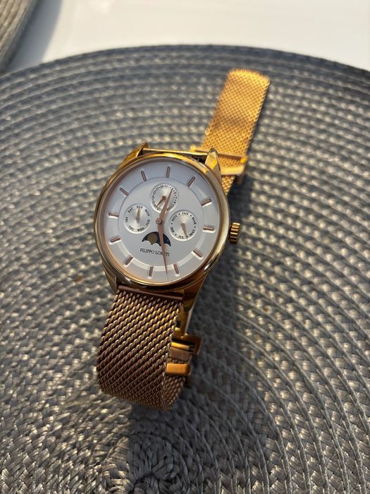 Venice Moonphase Rose Gold Mesh