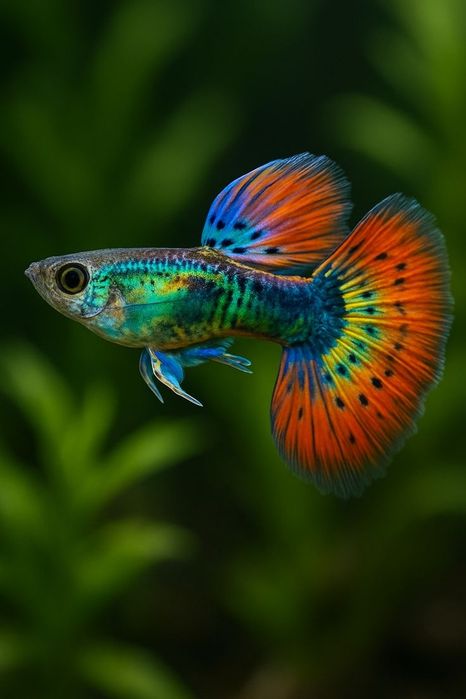 Гуппи  красивые и И удобные рыбы не нуждаются Кислороде