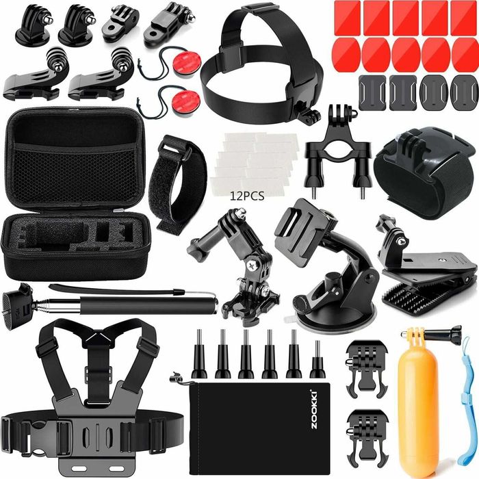 Комплект аксесоари 50 в 1 GoPro / екшън камера / action cam