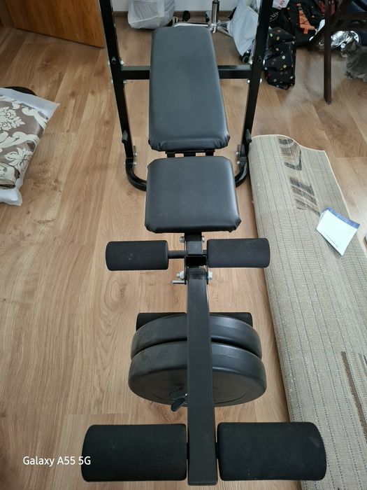 Banca fitness si gantere