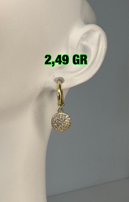 Cercei aur 14 k superbi