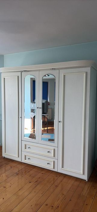 Set Mobilier dormitor alb, 5 piese