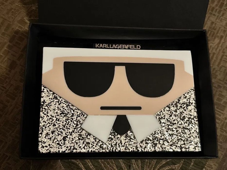 Луксозна коктейлна чантичка KARL LAGERFELD LimitedEdition Оriginal NEW