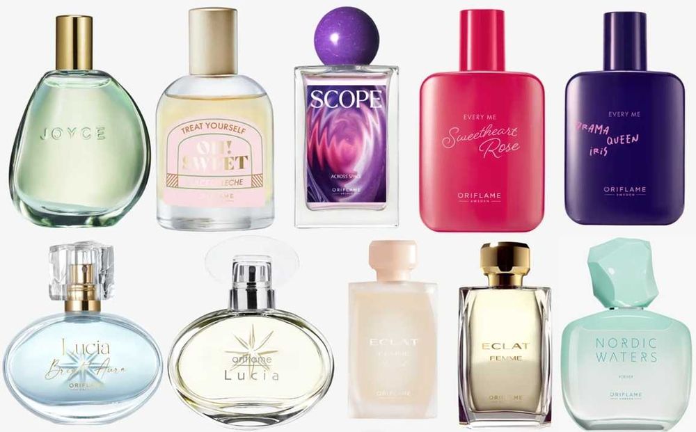 Дамски тоалетни води и парфюми от Avon, Oriflame
