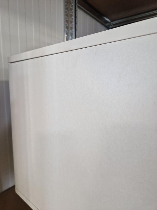 Noptiera, Sobuy, cu 2 sertare, alb, 40x40x47cm