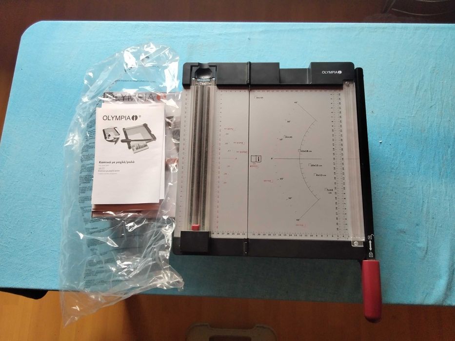 оригинална немска гилотина за рязане фотографии и визитки