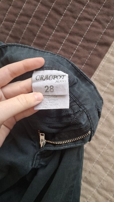 Черен панталон Cracpot номерация 28