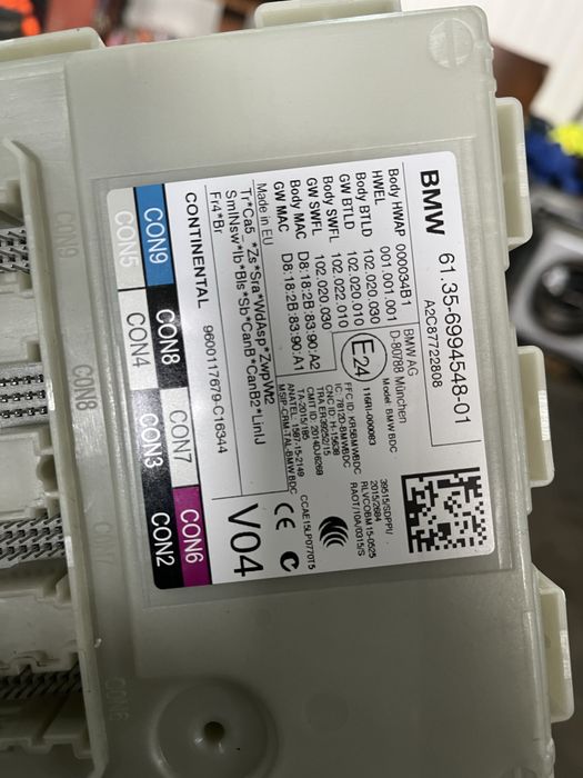 Компютър/бдц/ключ бмв 5 г30/31 530хд 265 ( computer/bdc/key bmw g30/31