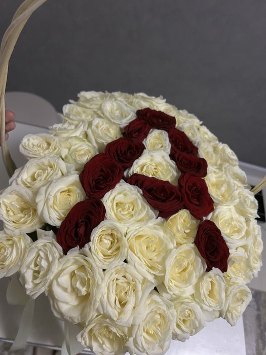 цветы розы 51 штук