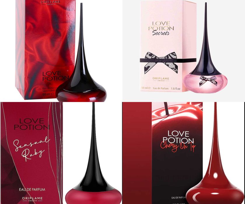 Apă de parfum Oriflame Love Potion clasică/Secrets/ Sensual Ruby /Cherry on Top  (50 ml)