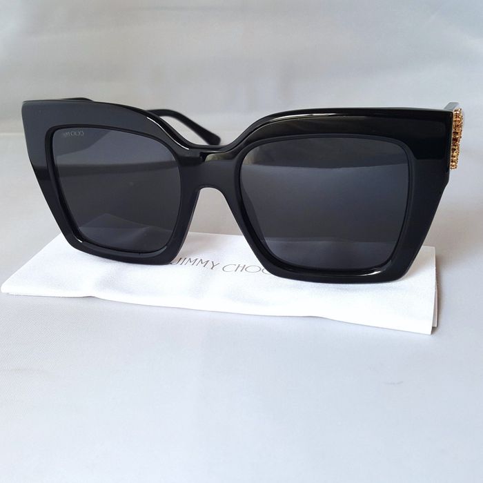 Оригинални дамски слънчеви очила Jimmy Choo с кристали Swarovski