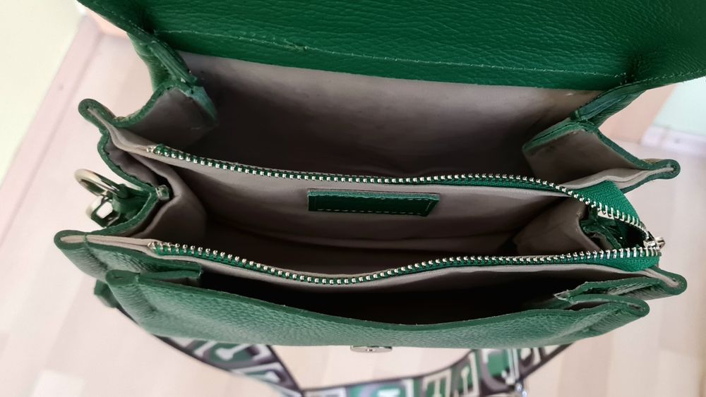 Geanta crossbody noua, din piele naturala