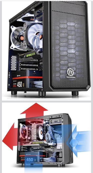 Thermaltake Versa H15 Mesh | mATX Gaming Case | USB 3.0