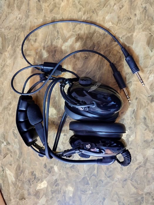 Casti aviatie + husa