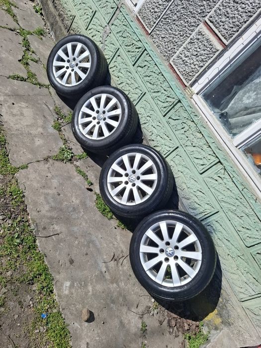 Vand set 4 jante R 16 vw passat b6 au anvelope 205 55 16 ca noi