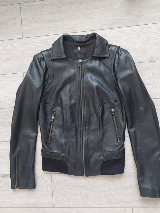 Geacă damă piele naturală MANGO