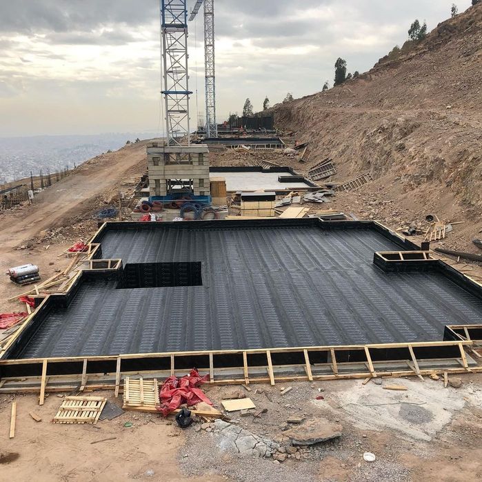 ГИДРОИЗОЛЯЦИЯ Фундамент  Gidro izalatsiya