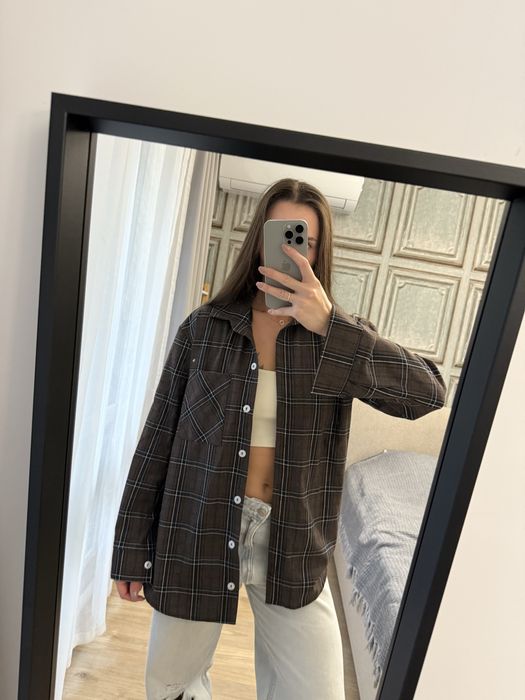 Карирена риза с универсален размер