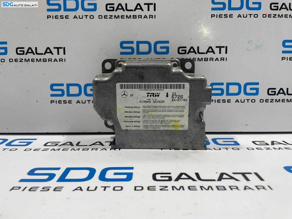 Unitate Modul Calculator Control Airbag Mercedes Clasa A Class W169 2005 - 2012 Cod A1698206726 [L3766]
