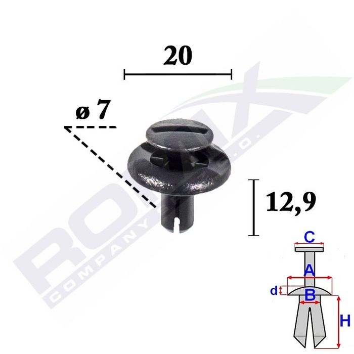 Clema, clips fixare Subaru Forester, Forester, Impreza, Impreza, Impreza, Legacy, Legacy, Outback, Tribeca, Wrx/Sti, Xv; echipamente auxiliare