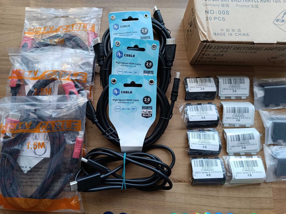 Breakaway HDMI capac controller grip LB RB RT LT analog adaptor UK EU ...