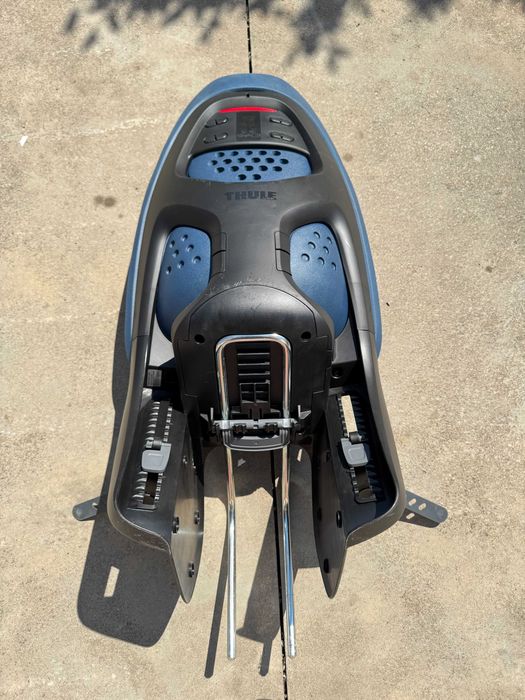 Scaun copii bicicletă Thule Yepp 2 Maxi Frame mounted (montare pe spate), albastru închis