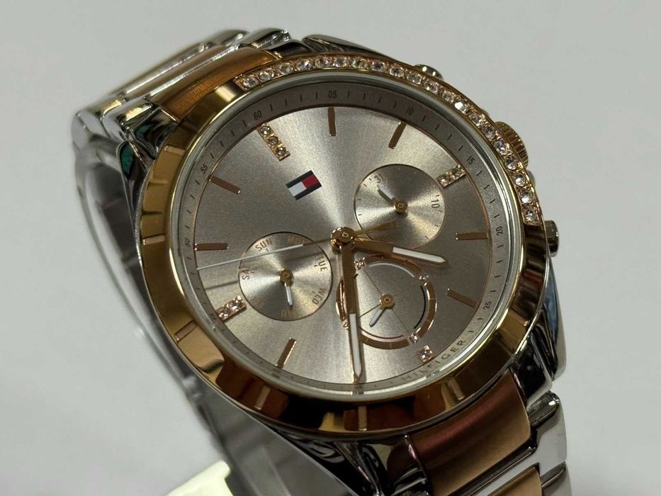 Дамски часовник Tommy Hilfiger KENNEDY, двуцветен, Rose Gold, Сребрист
